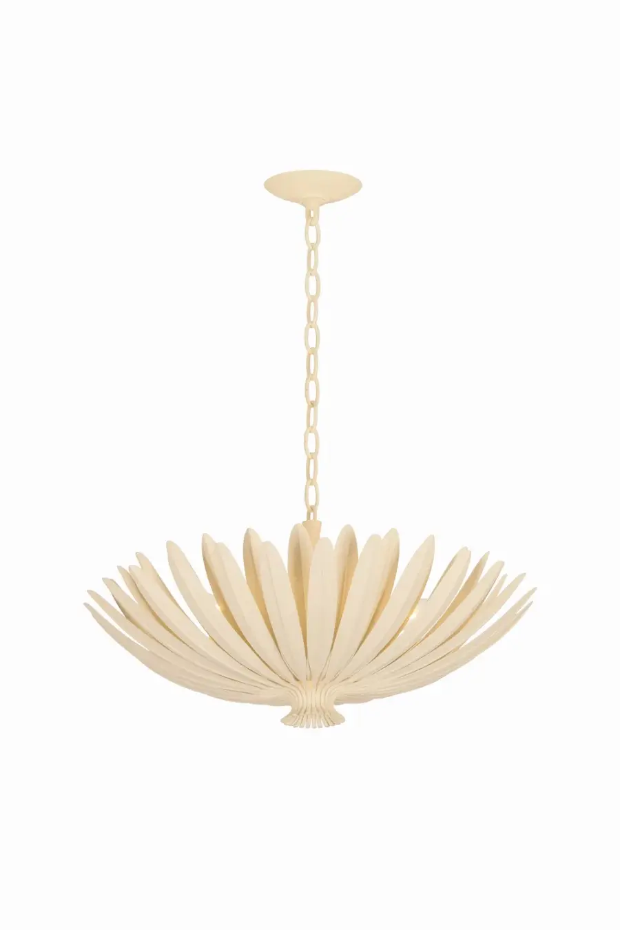 Whitfield 4-Light Chandelier in Cream Plaster - Image 1