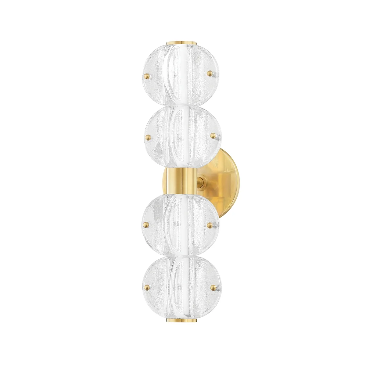 Lindley LED Bath Bracket in Aged Brass