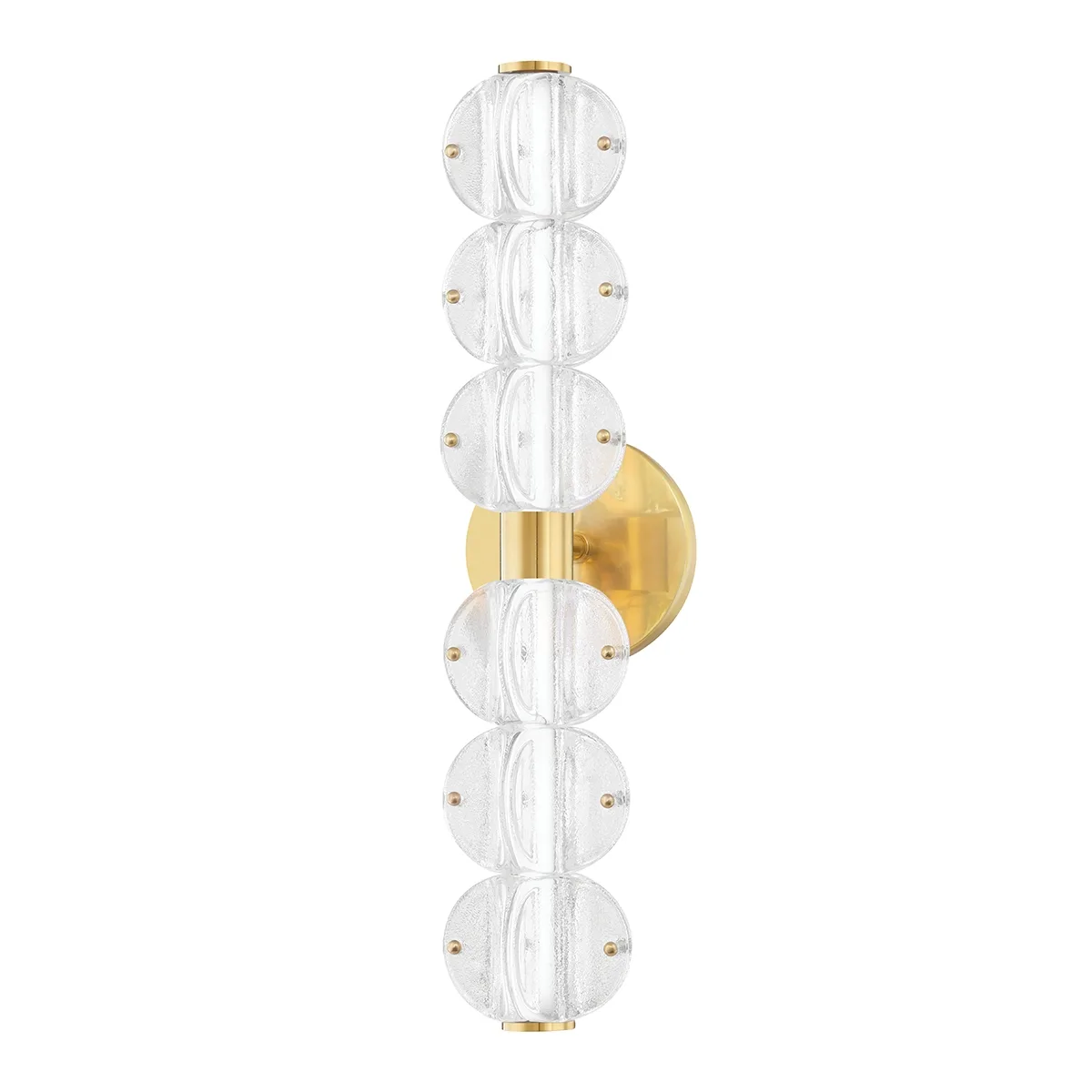 Lindley LED Bath Bracket in Aged Brass