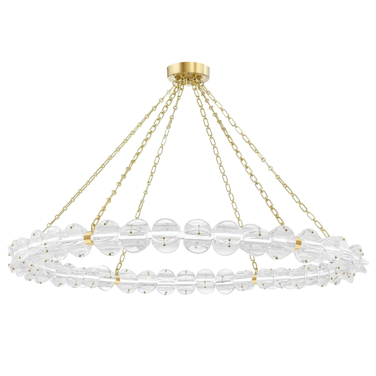 Lindley 55" LED Ring Chandelier
