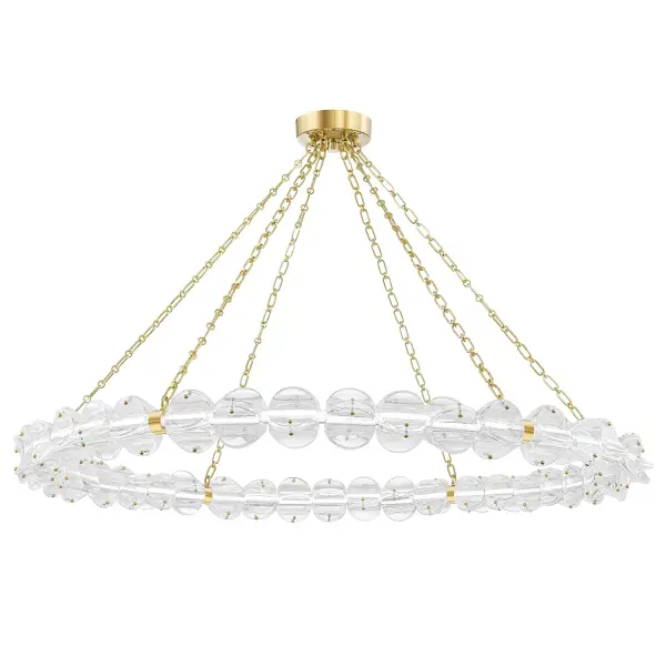 Lindley 55" LED Ring Chandelier - Image 1