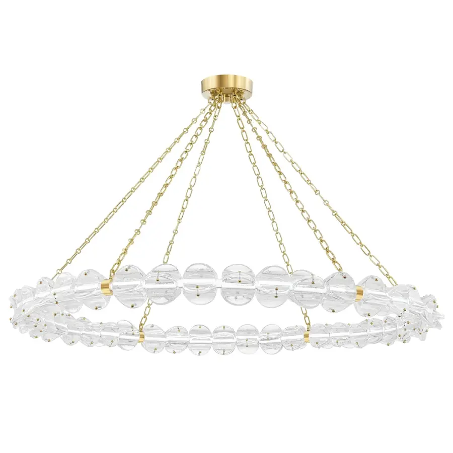 Lindley 55" LED Ring Chandelier - Image 1