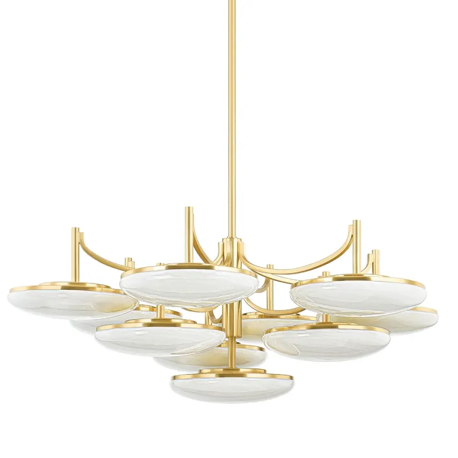 Bregman 10-Light LED Chandelier - Image 1