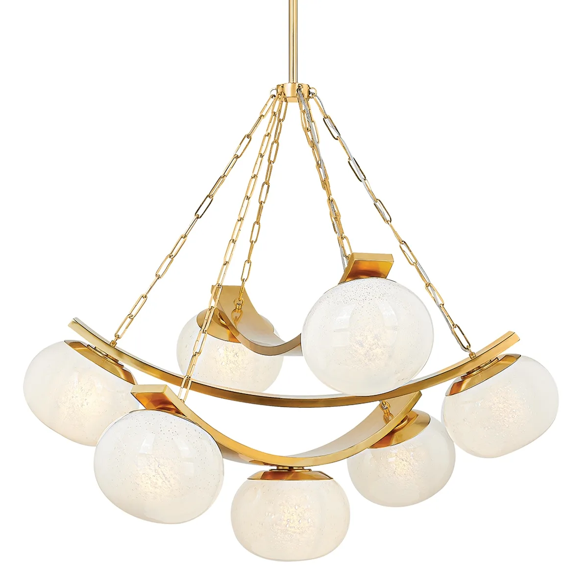 Duxbury 7-Light Chandelier in Aged Brass