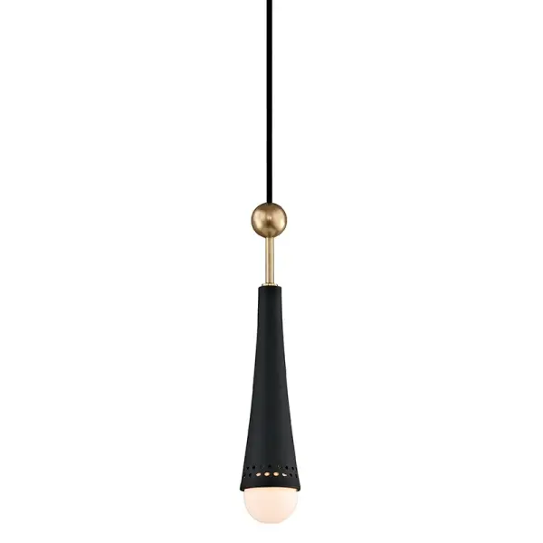 The Tupelo is a petite LED pendant that delivers focused task lighting with contemporary style. Its compact 2.5-inch diameter and opal glass shade make it ideal for tight spaces or clustered installations.