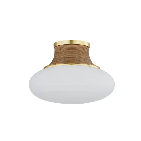 Pearl River brings organic texture and soft lighting to compact spaces. The hand-wrapped rattan detail paired with matte cloud glass creates a warm, coastal aesthetic, while Aged Brass fittings add sophistication.