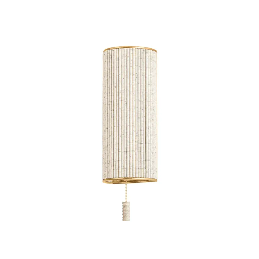Hampden Wall Sconce in Vintage Gold Leaf - Image 1
