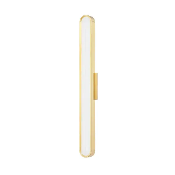 The Starkey LED bath bracket combines streamlined design with refined details like ribbed glass and forged brass accents. Its horizontal or vertical mounting flexibility and integrated LED technology make it a practical, elegant choice for bathrooms and beyond.
