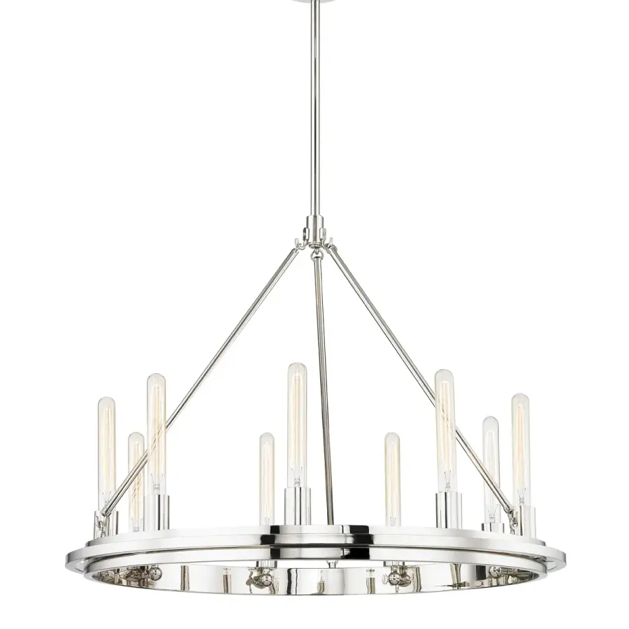Hudson Valley Lighting Group Nine Light Chandelier - Image 1