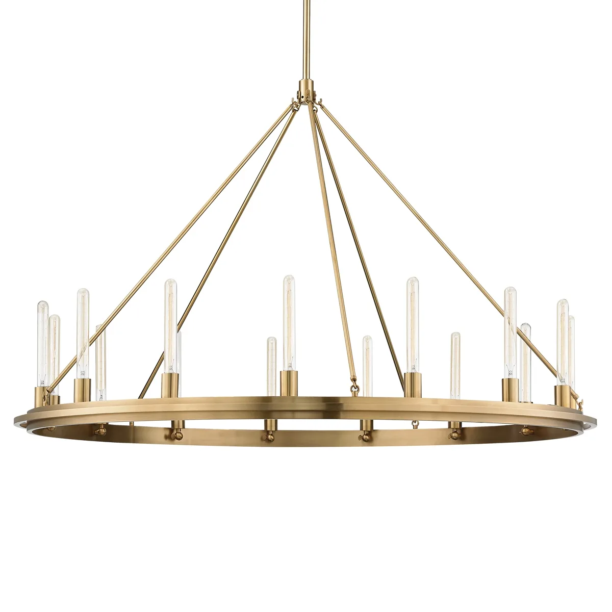 Chambers 15-Light Chandelier in Aged Brass