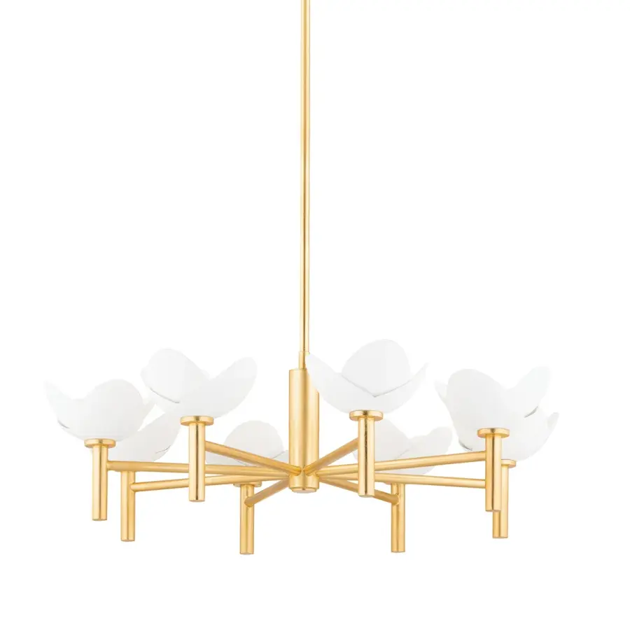 Hudson Valley 3034 Eight Light Chandelier - Image 1