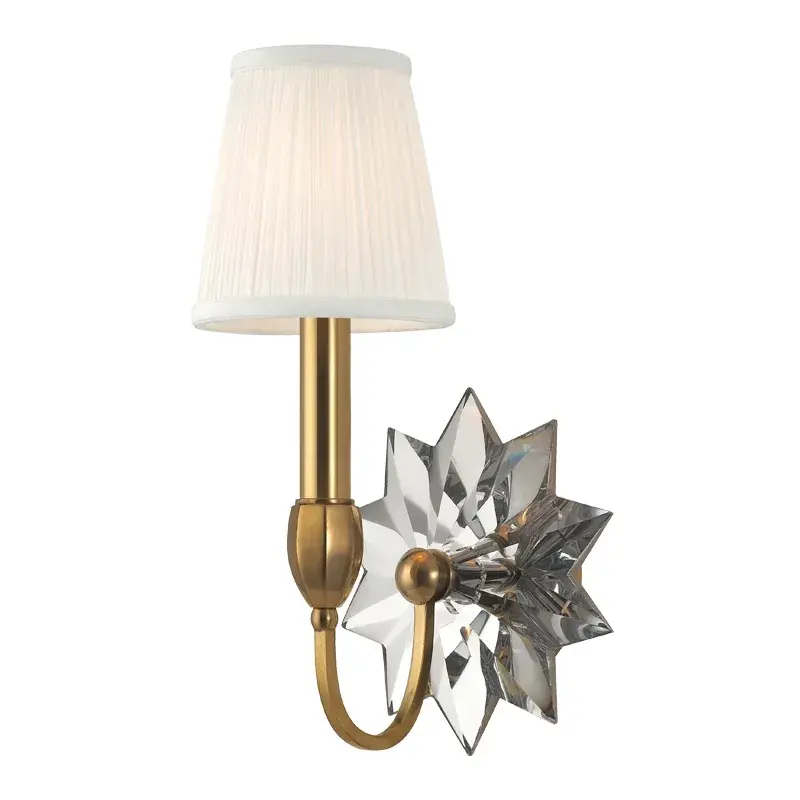 Barton Crystal Star Wall Sconce - Image 1