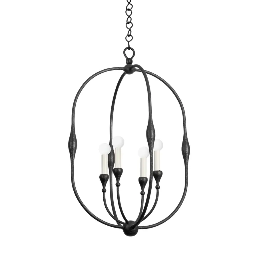 Baltic 4-Light Lantern Chandelier - Image 1
