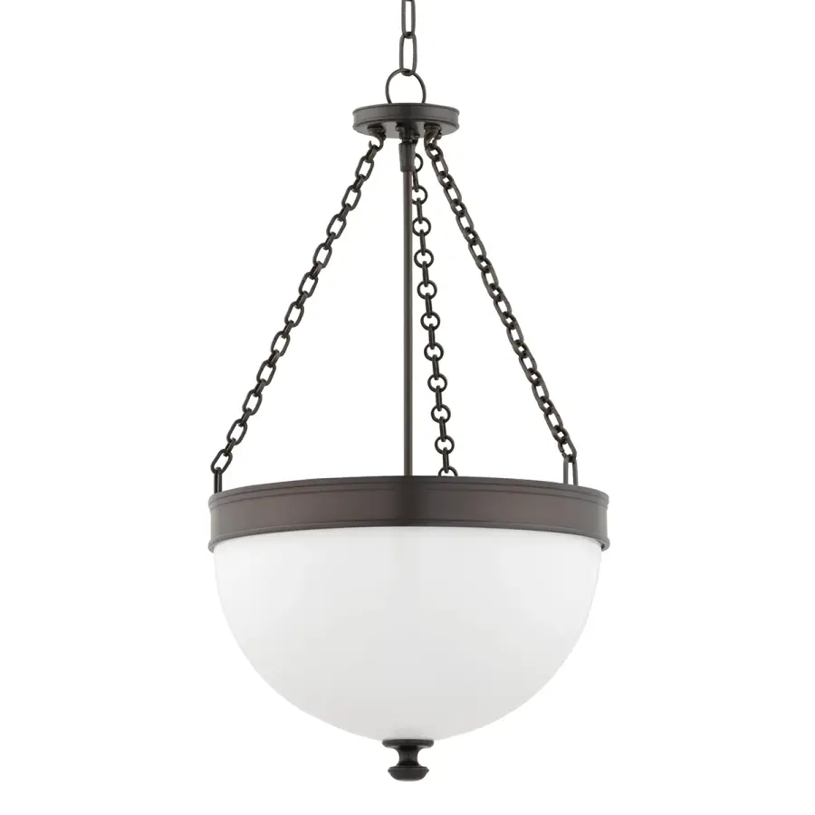 Barrington 3-Light Pendant in Historic Bronze