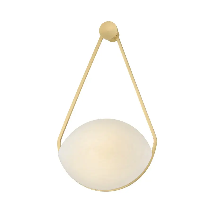 Blaina LED Wall Sconce in Aged Brass - Image 1