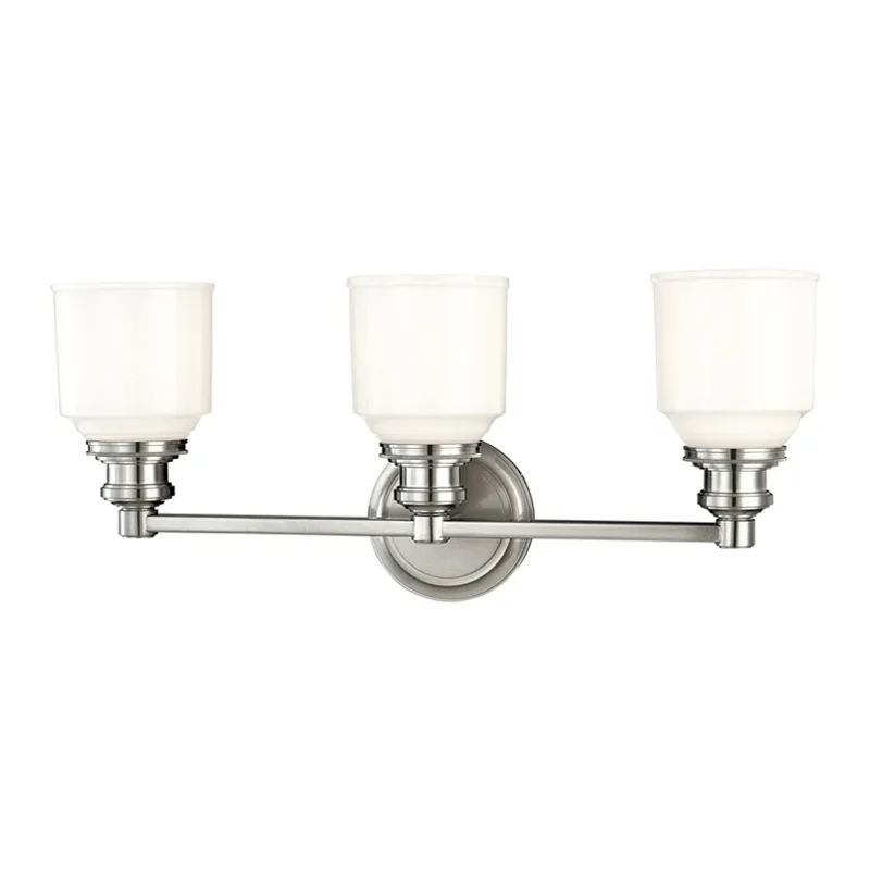 Windham 3-Light Bath Bracket in Polished Nickel