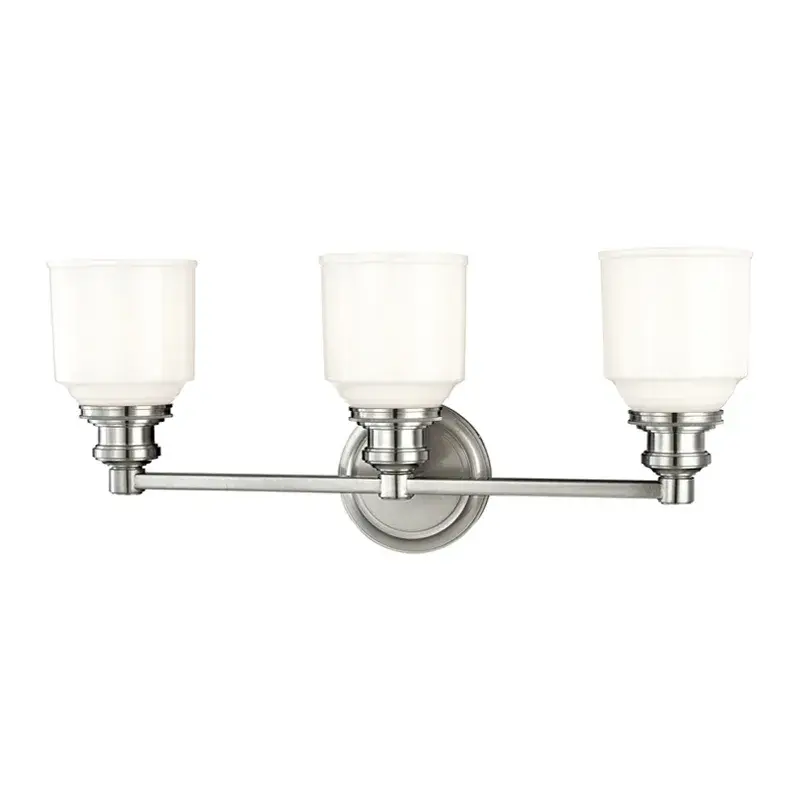 Windham 3-Light Bath Bracket in Polished Nickel