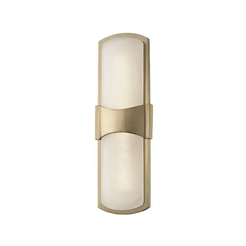 Valencia LED Wall Sconce in Aged Brass