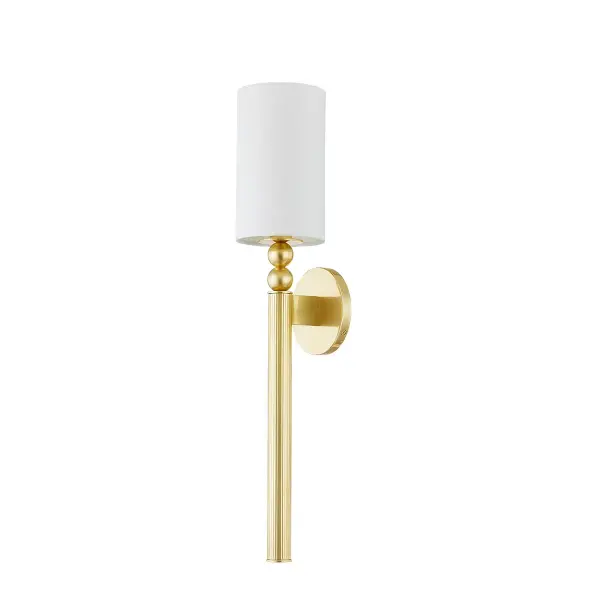 Lakeport brings understated elegance with its slender torch silhouette and vertically fluted tail. The stacked decorative spheres create visual rhythm while the cylindrical shade provides soft illumination. Perfect for intimate spaces.