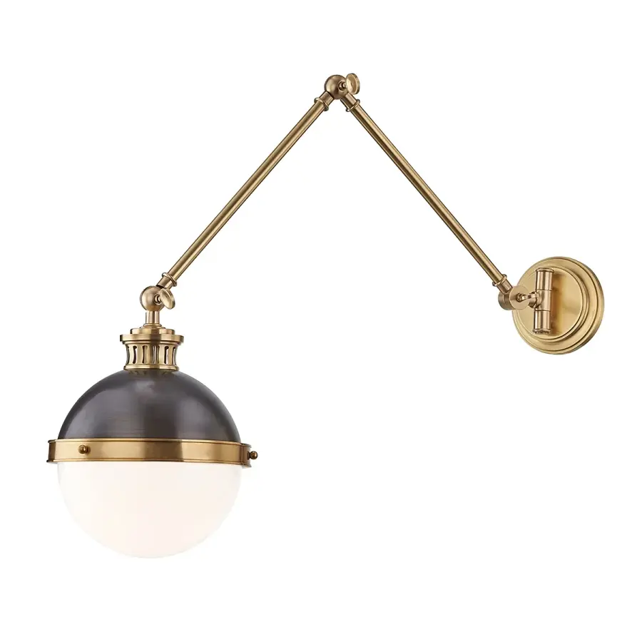 Latham Swing Arm Wall Sconce - Image 1