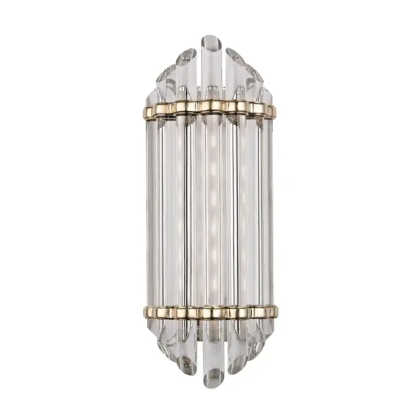 The Albion LED Bath Bracket combines transitional styling with modern LED efficiency. Its aged brass finish adds warmth to bathrooms while the integrated 12W LED provides excellent color rendering (CRI 90) and energy savings.