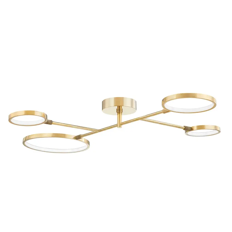 Saturn LED Semi Flush Mount