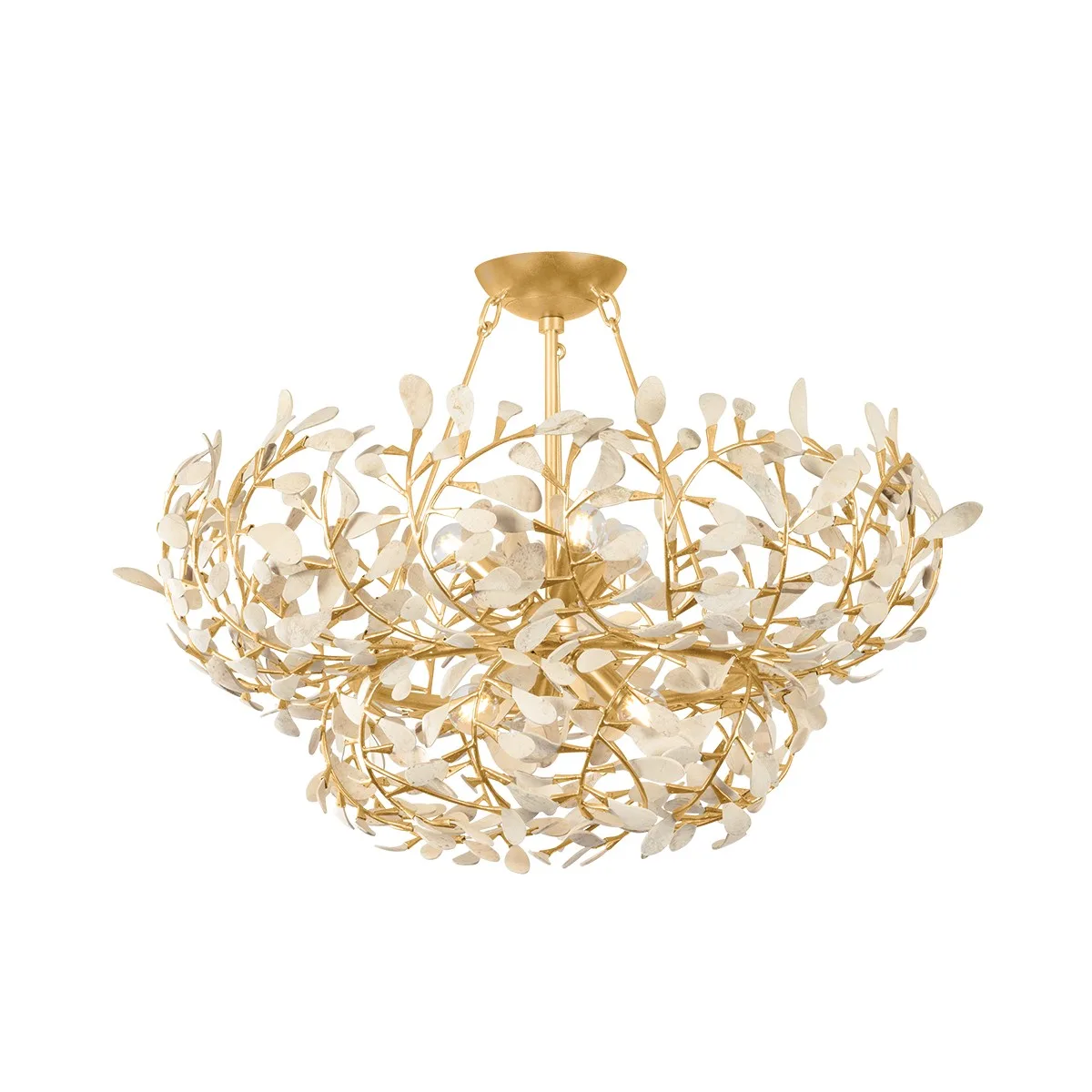 Maybrook 6-Light Chandelier in Vintage Gold Leaf