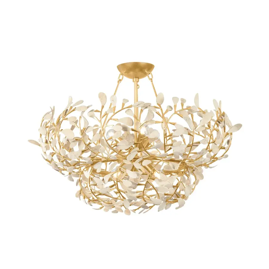 Maybrook 6-Light Chandelier in Vintage Gold Leaf