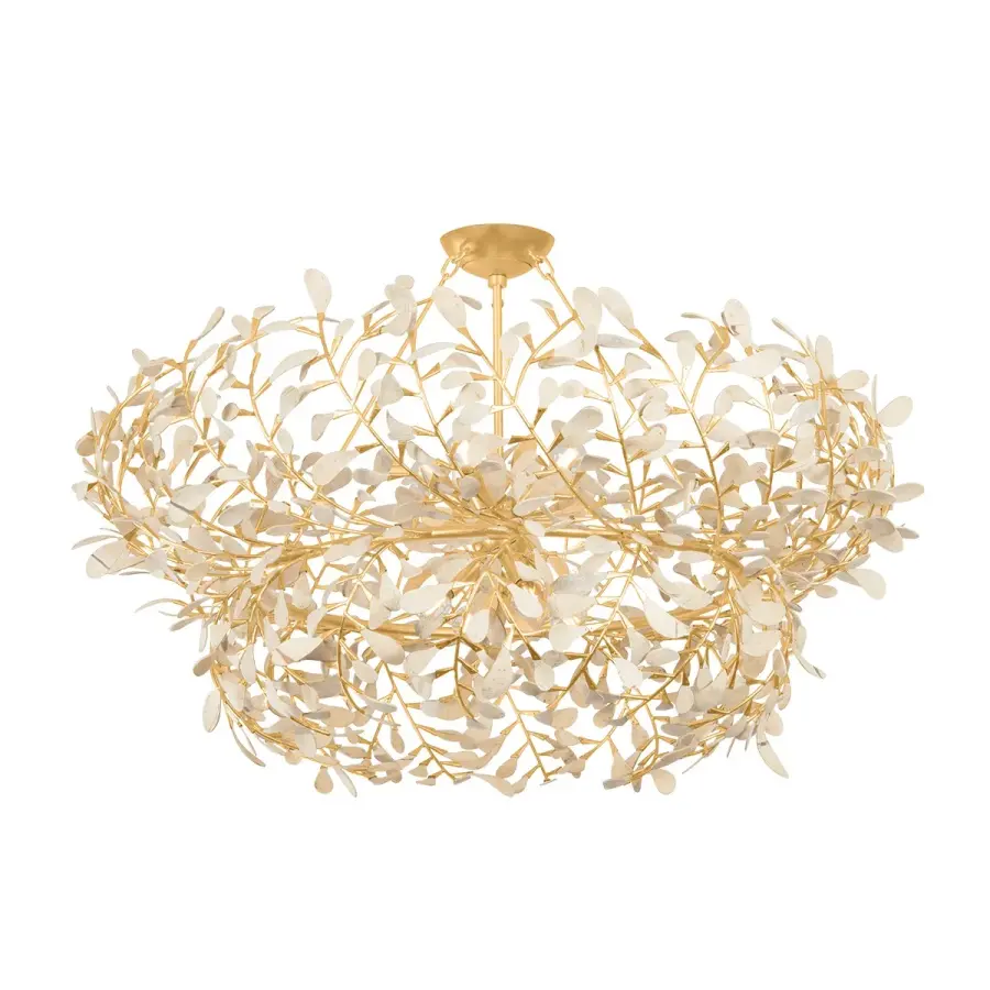 Maybrook 8-Light Chandelier in Vintage Gold Leaf