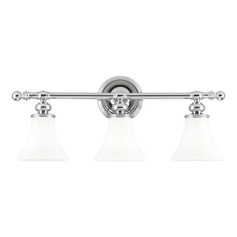 Weston 3-Light Bath Bracket in Polished Nickel