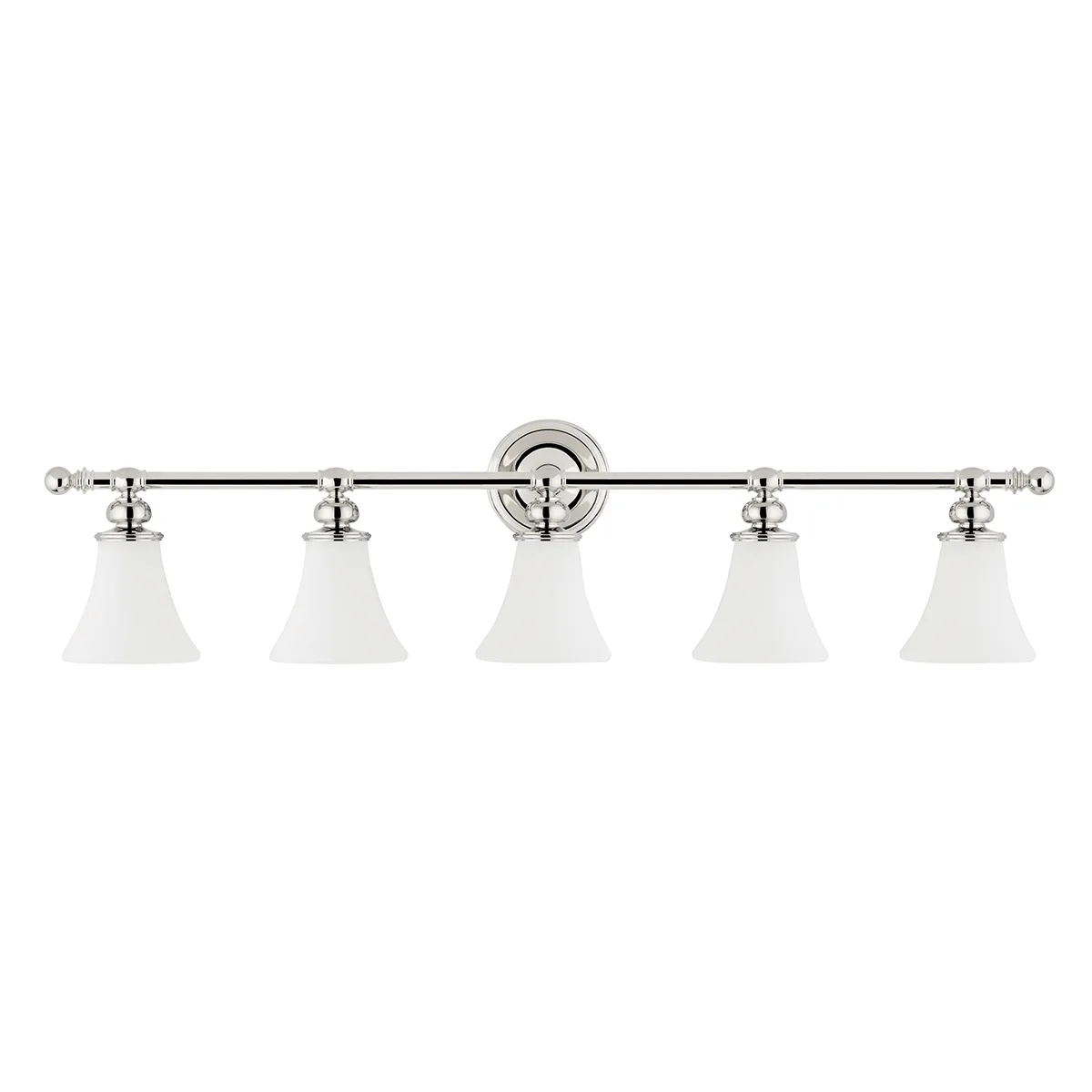 Weston 5-Light Bath Bracket in Polished Nickel