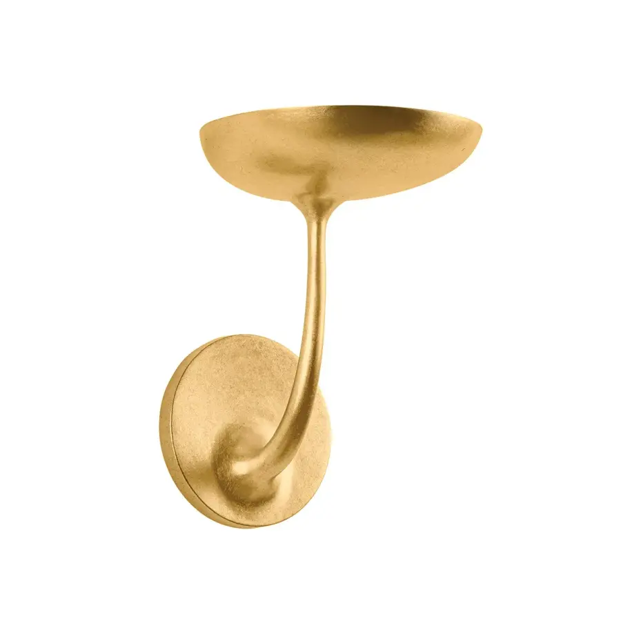 Taormina 1-Light LED Wall Sconce in Vintage Gold Leaf