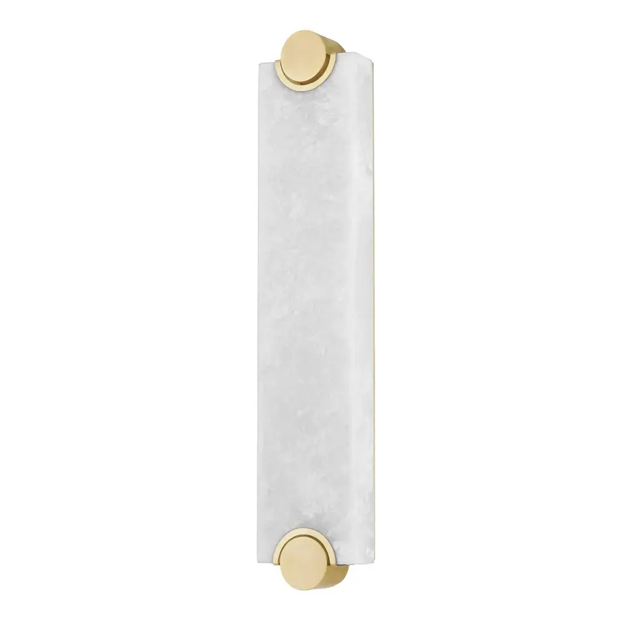 Brant LED Wall Sconce in Aged Brass - Image 1