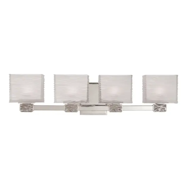 The Hartsdale LED Bath Bracket delivers modern illumination with energy-efficient LED technology. Its 26-inch width and polished nickel finish make it ideal for medium to large vanities, while damp-rated certification ensures bathroom safety.
