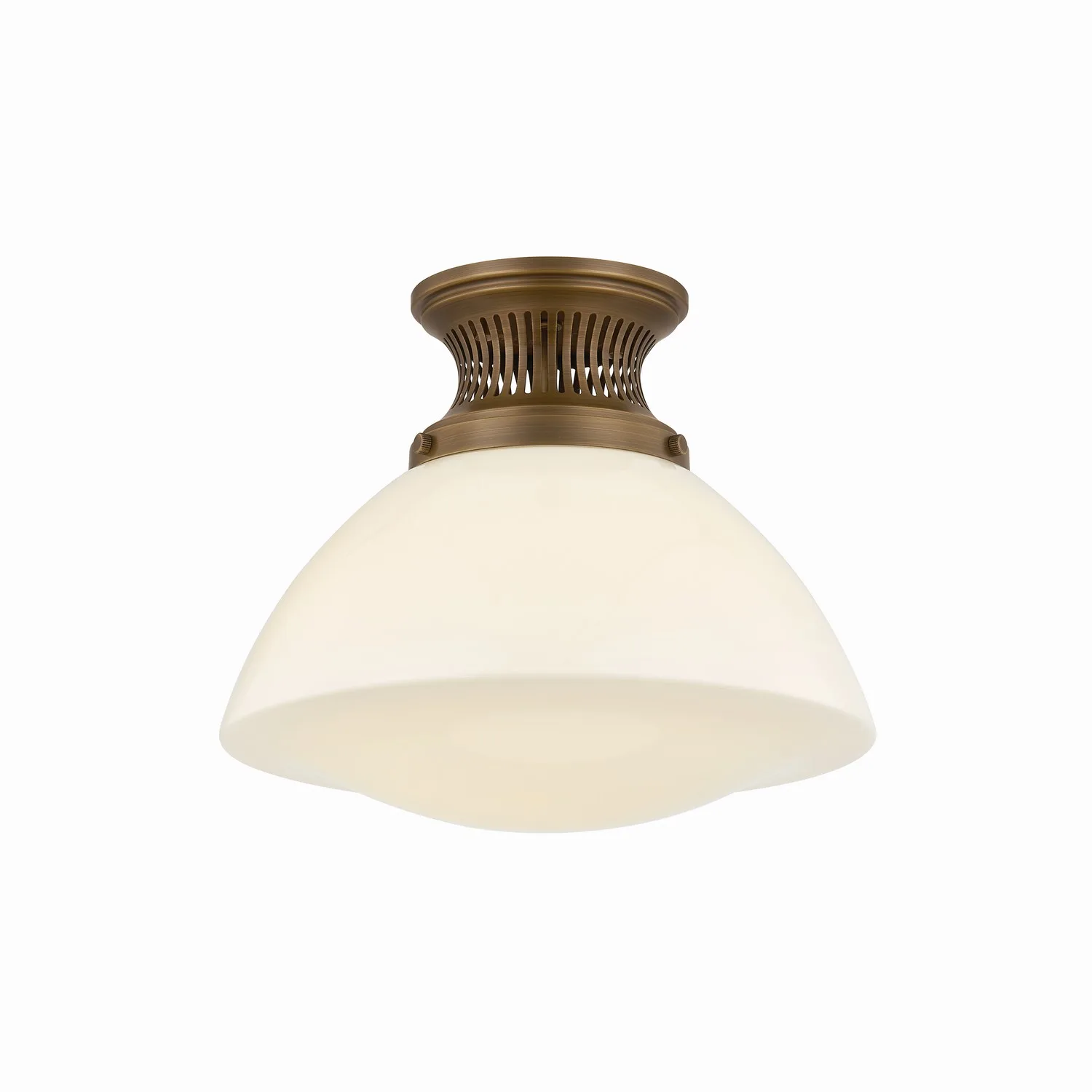 Bruceville One Light Flush Mount in Historic Bronze