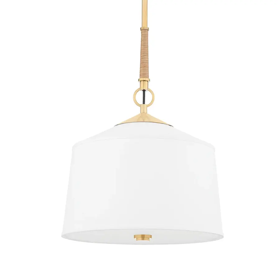 White Plains One Light Pendant
