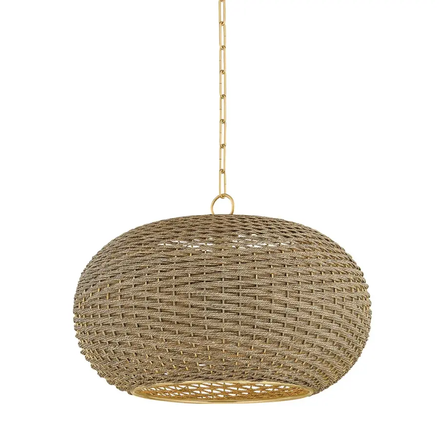 Penarth 24" Seagrass Pendant