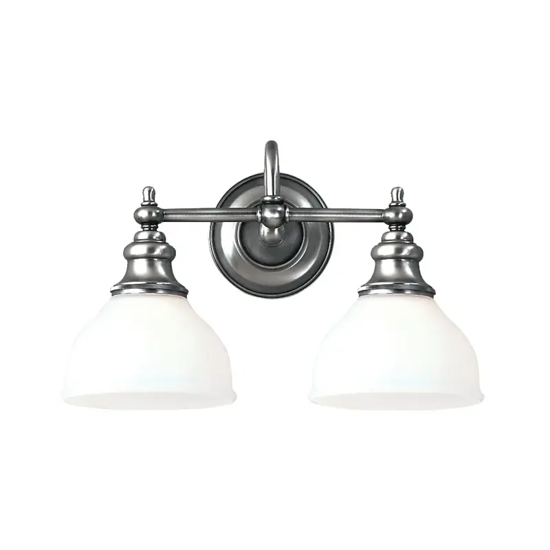 Sutton 2-Light Bath Bracket in Polished Nickel