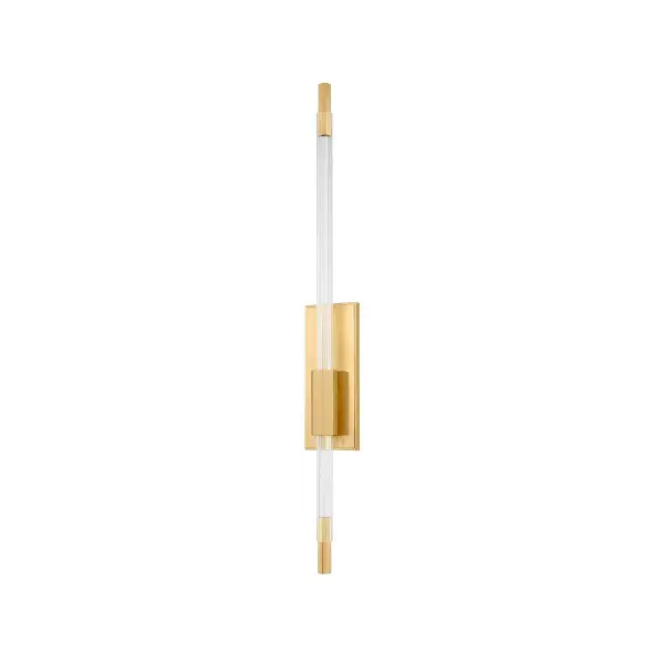 The Rosco delivers sophisticated modern lighting through its innovative edge-lit acrylic rod within extruded glass. Its remarkably slim 2.5-inch profile and warm 2700K LED output make it ideal for contemporary bathrooms and hallways.