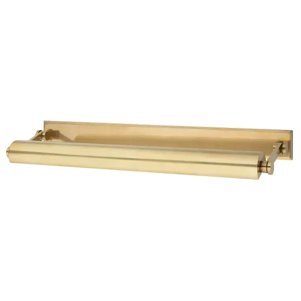 The Merrick picture light combines refined aesthetics with practical functionality. Its solid brass construction and concealed wiring system deliver a clean, professional look, while adjustable arms allow precise light direction for artwork.