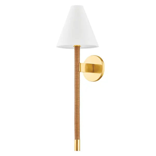Watkins Rattan Wall Sconce - Image 1