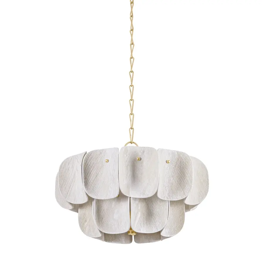 Amalfi 8-Light Chandelier in Vintage Gold Leaf