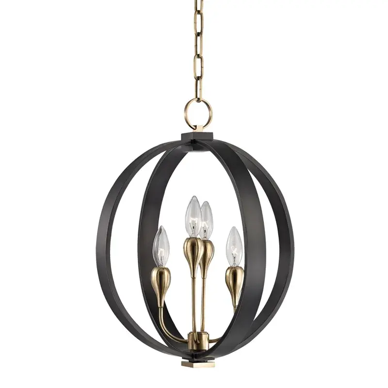 Dresden 4-Light Lantern in Aged Old Bronze