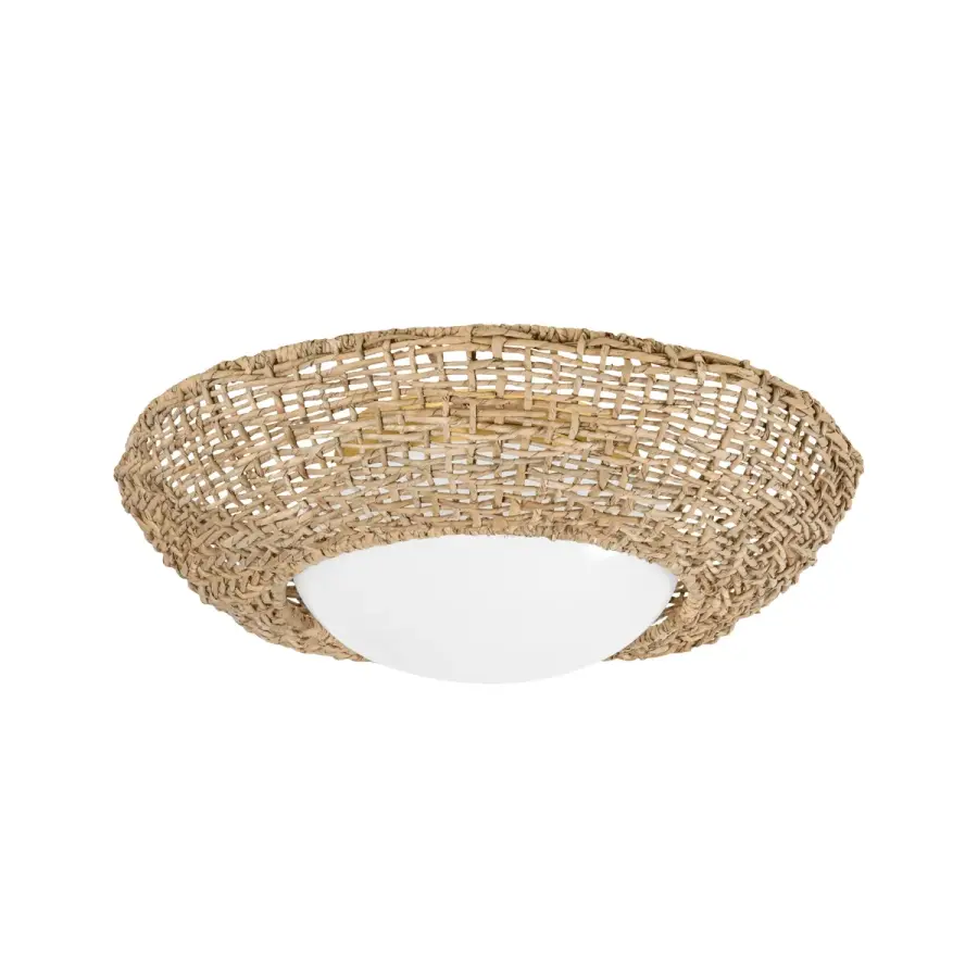 Killington 2-Light Flush Mount in Vintage Gold Leaf - Image 1