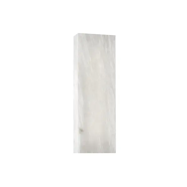 This minimalist wall sconce delivers sophisticated ambient lighting through Spanish alabaster with no visible hardware. The integrated LED provides warm, energy-efficient illumination that shines through, above, and below the diffuser for beautiful layered light.