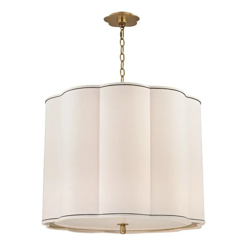 Sweeny 5-Light Chandelier in Aged Brass