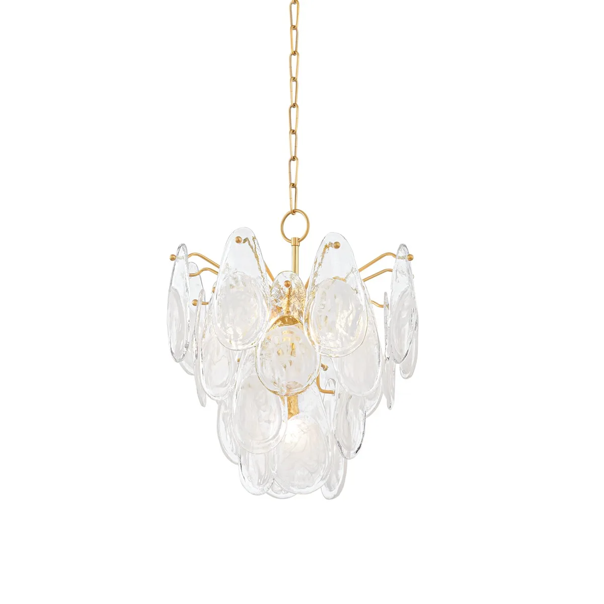 Darcia 5-Light Chandelier in Aged Brass