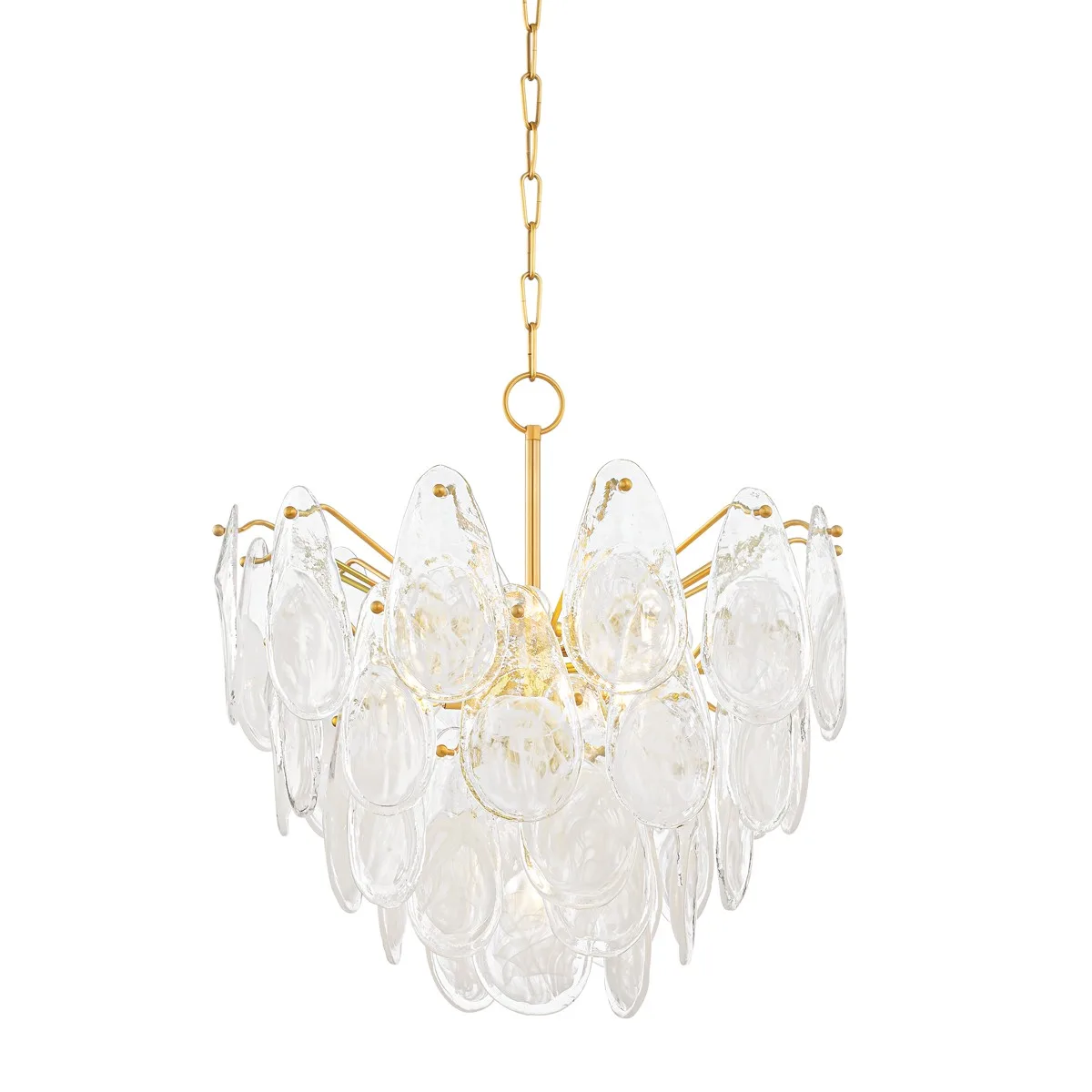 Darcia 7-Light Chandelier in Aged Brass