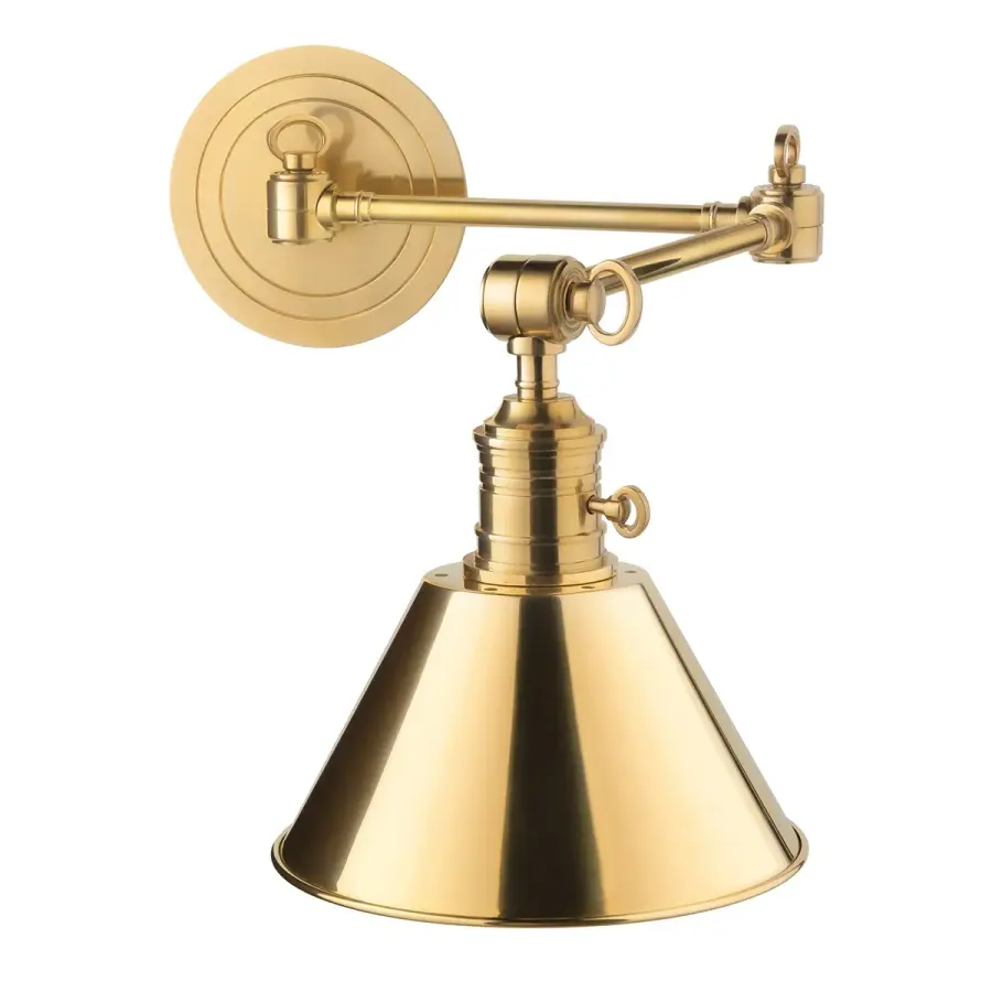 Garden City Aged Brass Wall Sconce - Image 1