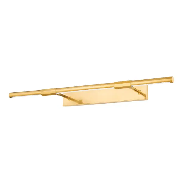 Melbourne delivers professional-grade artwork lighting in a minimalist package. The integrated LED bar provides optimal color rendering (90 CRI) with warm 2700K light, while the slim metal frame virtually disappears against the wall.